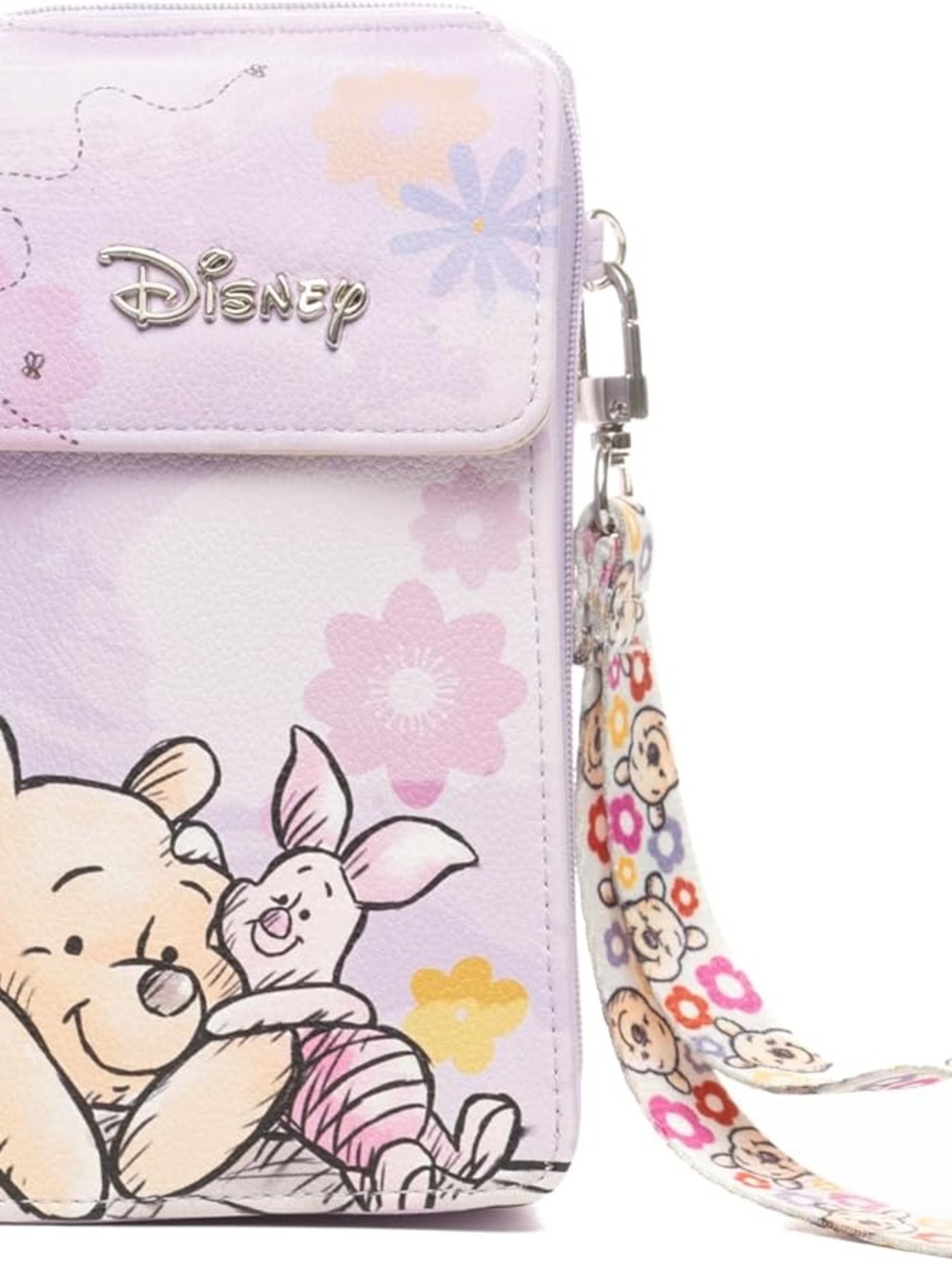 Wondapop Disney Winnie The Pooh And Piglet Crossbody Wallet Cell Phone Wristlet